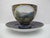 Ceramic Carl Knoll Karlsbad Hermann Voigt Landscape Painting Blue Porcelain Cup & Saucer For Sale - Image 7 of 9