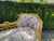 French 1970s French Louis XVI Gilt Beech Pink Damask Settee - 1Pc For Sale - Image 3 of 17