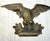 This exquisite antique solid bronze American bald eagle is a stunning piece of architectural decor. Crafted from thick...