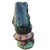 Boho Chic Anthropomorphic Adoring Frog Mushroom Cement Sculpture Yard Art Loving Statue For Sale - Image 3 of 18