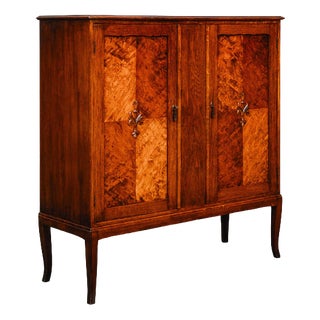 Art Nouveau Oak Cabinet, Early 20th Century For Sale