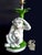 Offered is a large majolica ceramic monkey with baby and palm tree statue made in Italy in the 1960s. 15.25"H x 10"W x 9"D...