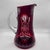 Traditional Mid 20th Century Bohemian Cranberry Cut-to-Clear Pitcher - Set of 5 For Sale - Image 3 of 10
