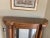 Antique Curved Glass Mirrored Back Curio Cabinet on Claw Feet For Sale In West Palm - Image 6 of 12