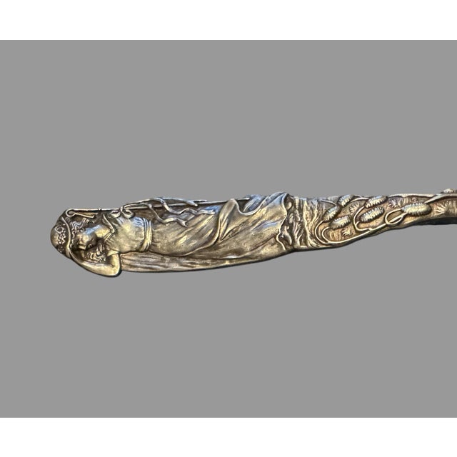 Antique Tiffany & Co Sterling Silver Nursery Rhyme Little Bo Peep Youth Fork In estate fresh uncleaned original condition...