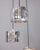 Vintage Metal and Crystal Pendant Lamp by Kinkeldey, 1970s For Sale - Image 10 of 12