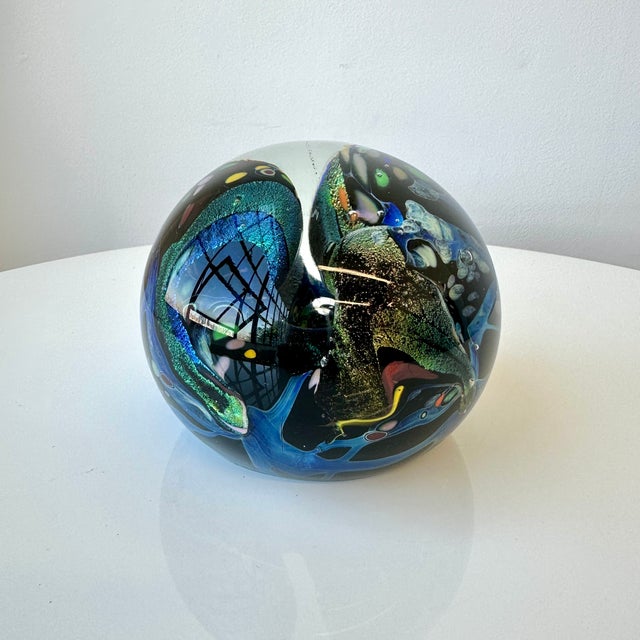 1990s Hand-Blown Sculpture Attr. To Rollin Karg, Usa For Sale - Image 4 of 6