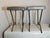 Mid-Century Modern Vintage Brass Stools, Italy, 1950s, Set of 2 For Sale - Image 3 of 12