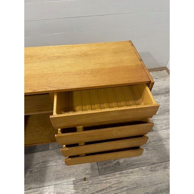 Wood Vintage Model U-450 Chest of Drawers from Jiroutek For Sale - Image 7 of 8