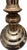 Vintage Stiffel Style Solid Brass Floor Lamp With Integrated Round Glass Side Table For Sale - Image 16 of 16
