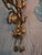1960s Vintage Italian Gilt Pair Sconces For Sale - Image 5 of 7