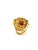 Bochic “Orient” Vintage Diamond, Ruby & Multi Sapphire Ring Set In 18K Gold & Silver For Sale - Image 13 of 13
