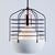 The Roll & Hill Bluff City 8" Pendant Light by Jonah Takagi combines a traditional pendant shade with a wire cage,...