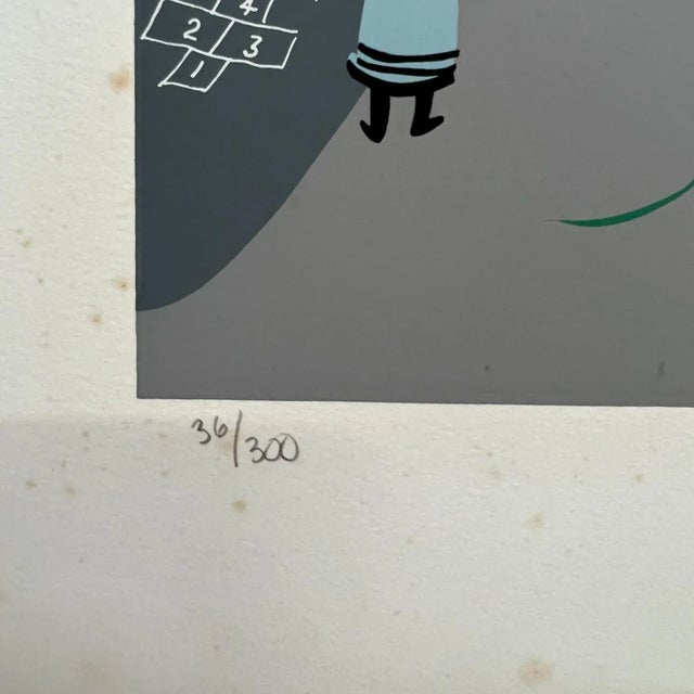 AMBIANIC presents Lithograph May Day Festival Art artist Sally Caldwell Fisher Hand Signed and Numbered 36/300 22.5 x 28...