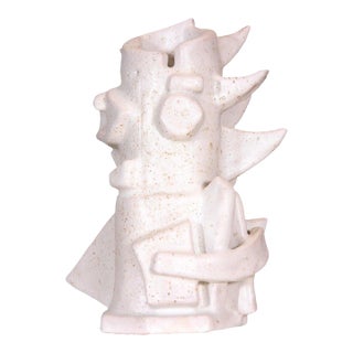 One-of-a-Kind Cubist Sculpture Ceramic Vase / Pablo Picasso - Unique Piece For Sale