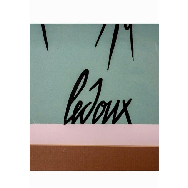 1980s Valerio Adami, Italian Post Modern Pop Art Lithograph Silkscreen Valerio Adami Galerie Maeght, c.1975-1985 For Sale - Image 5 of 12