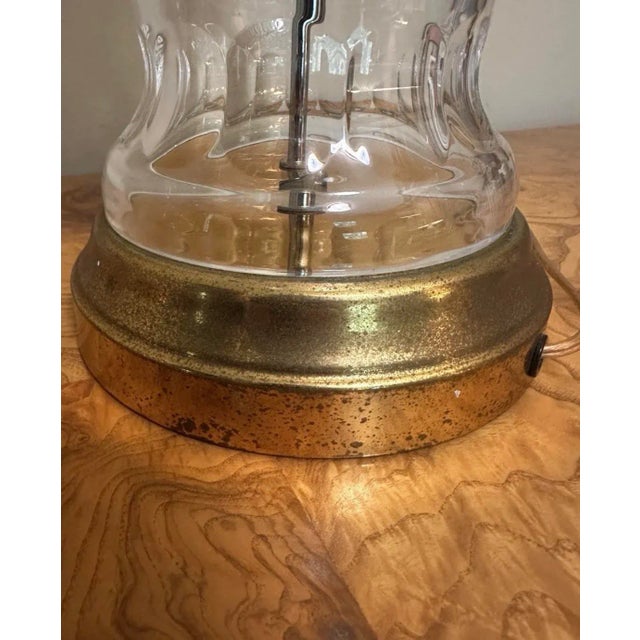 Waterford 1980s Pair of Large Waterford Crystal Table Lamps For Sale - Image 4 of 7