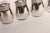1930s Art Deco 8 Sterling Silver Salt Shakers by Revere and JWW With Retailer Georg Jensen Box For Sale - Image 9 of 17
