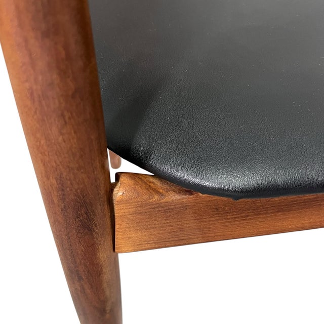 Brown Danish Mid-Century Dining Chairs by Jydsk Møbelindustri Skanderborg - Set of 8 For Sale - Image 8 of 12