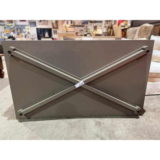 Wood Four Hands Ashen Gray Wood "Hudson" Coffee Table For Sale - Image 7 of 8