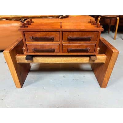 Birdie Miller Jewelry Box, Mahogany & Walnut, Modern Design, USA For Sale - Image 9 of 16