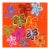 Happy Mood Changer - Original Vibrant Abstract Floral Mixed Media Art on Canvas For Sale