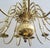 Brass Vintage German Mid-Century Modern Dutch Style Brass 15 Light Chandelier For Sale - Image 8 of 9