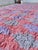 2020s Pink Grey Purple Diamond Handwoven Wool Moroccan Rug For Sale - Image 5 of 13