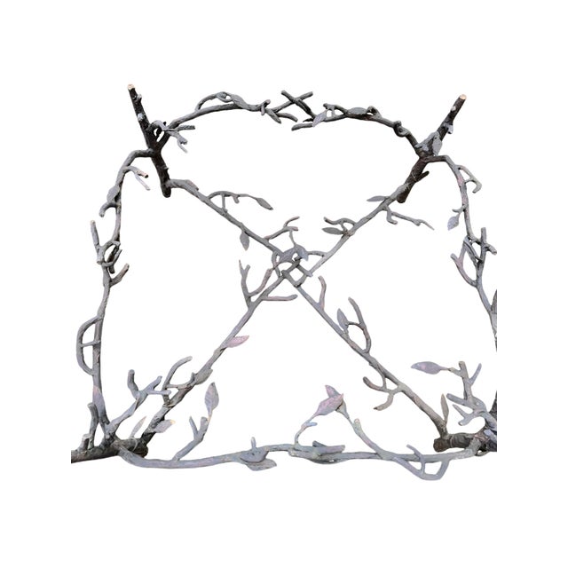 Metal Mid-Century Diego Giacometti Inspired Coffee Table For Sale - Image 7 of 18