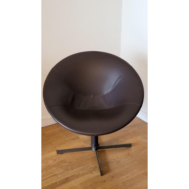1990s Armchair in Leather by Christophe Pillet for Zanotta For Sale - Image 5 of 16