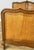 Vintage Louis XVI French Oak Double Bed Frame with Carved Headboard For Sale - Image 5 of 12