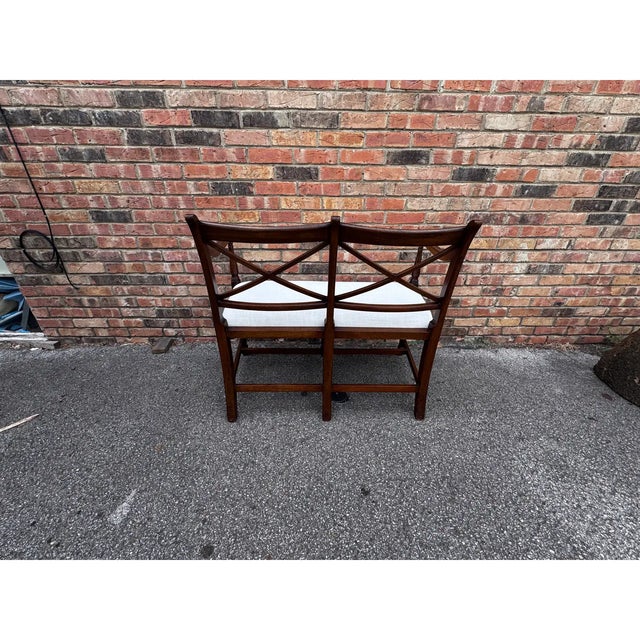English Regency Bench for Two For Sale - Image 9 of 9
