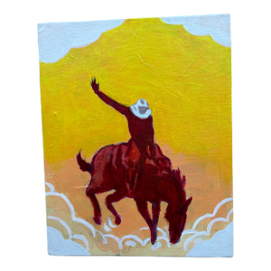 Rodeo Number One Original Painting by Joseph Christy