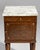 Gold 19th Century Eclectic Marble-Top Side Table With Brass Accents For Sale - Image 8 of 16