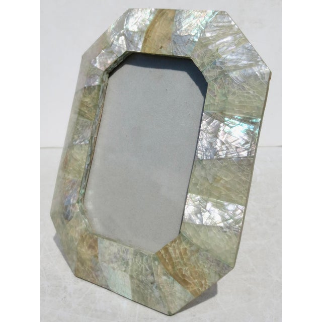 Modern Abalone Shell Photo Frame For Sale - Image 3 of 6