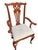 Pennsylvania House 2 Pennsylvania House Cherry Dining Room Armchairs Chippendale Sheild Back For Sale - Image 4 of 14