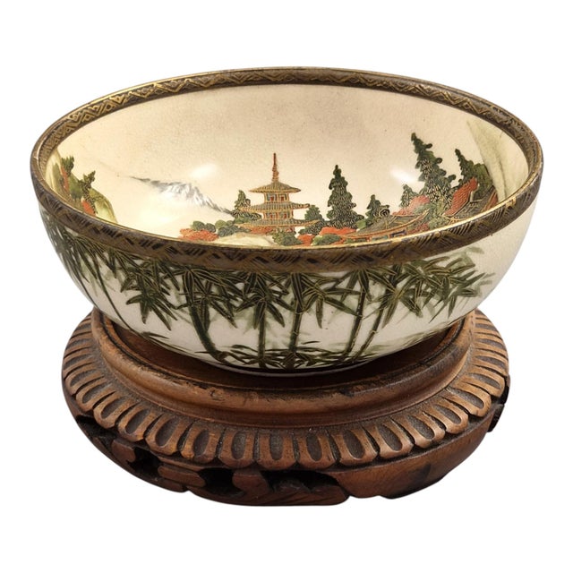 Japanese Satsuma Bowl by Gyokkō, 1890s For Sale - Image 6 of 13
