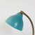 Mid-Century Italian Blue Cocotte Table Lamp with Brass Goose Neck, 1950s For Sale - Image 10 of 16