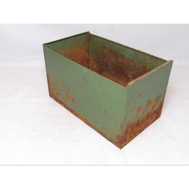 Vintage French Tole Painted Cachepot or Planter For Sale - Image 14 of 17