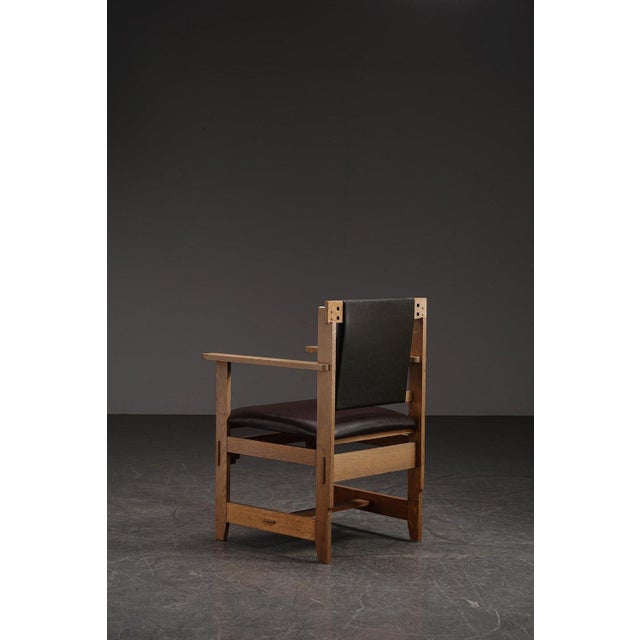 Architectural Desk Chair by Alphonse Siebers For Sale - Image 3 of 17