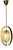 Model 1933 Pendant in Brass and Glass by Max Ingrand for Fontana Arte, Italy, 1961 For Sale