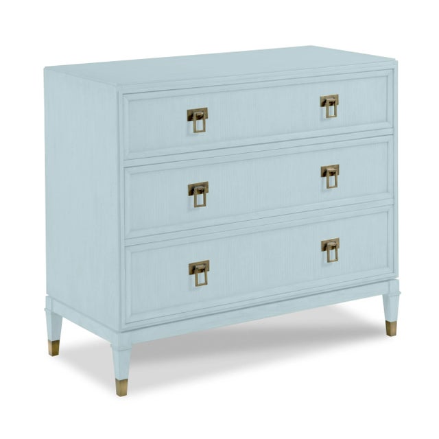 Modern Merritt Chest, Palladian Blue For Sale - Image 3 of 3