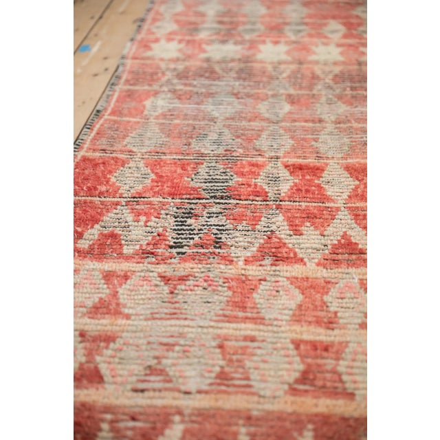 Red Vintage Moroccan Rug Runner - 3'6" X 11' For Sale - Image 8 of 12
