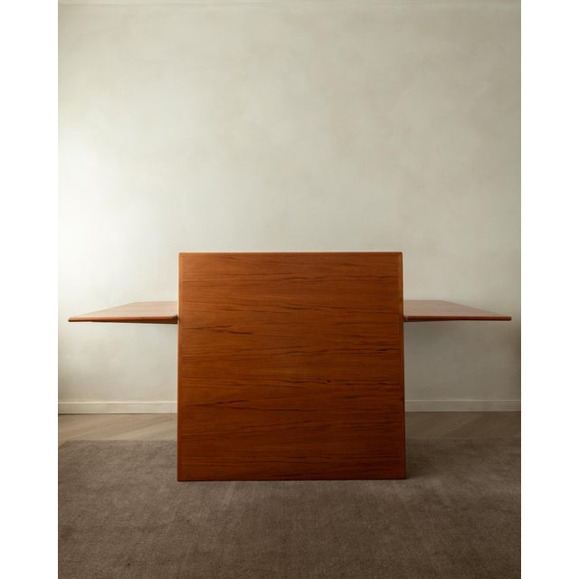 Danish Modern Teak Extendable Dining Table from Ansager Møbler, 1960s For Sale - Image 4 of 18