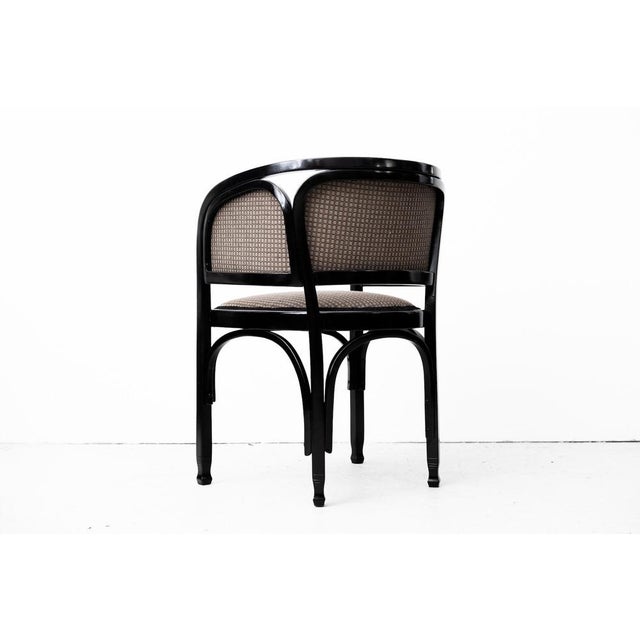 Black Original Art Nouveau Armchair Model 716/F by Gustav Siegel for Jacob & Josef Kohn, 1901 For Sale - Image 8 of 18