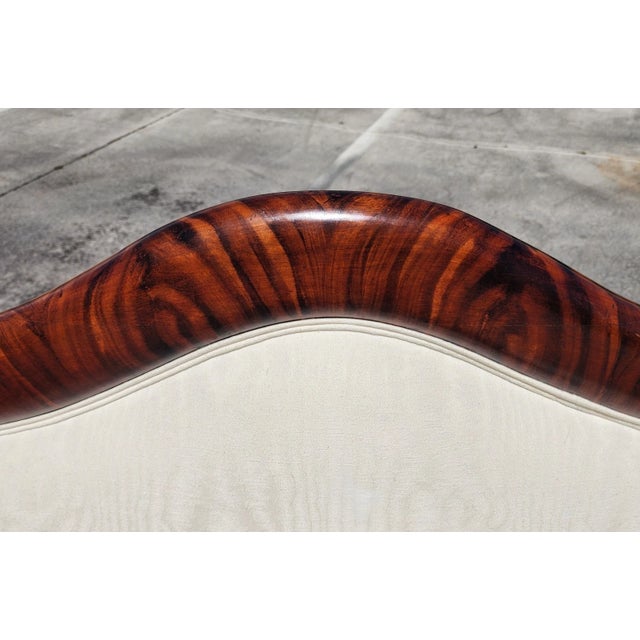 Dm Antique Asian Rosewood Carved Foo Dogs Settee For Sale - Image 4 of 10