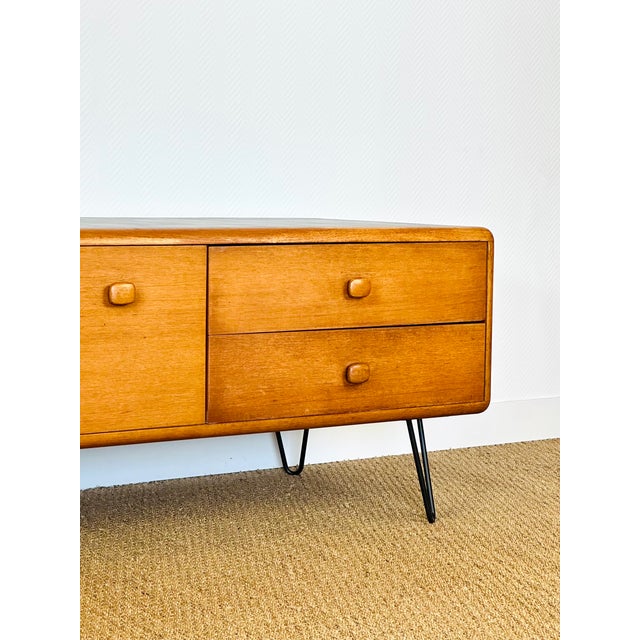 Wood Vintage Scandinavian Teak Sideboard, 1960 For Sale - Image 7 of 15