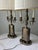 Mid 20th Century Mid Century French Empire Aged Brass Footed Table Lamps by Frederick Cooper For Sale - Image 5 of 9