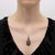 Early 19th Century Georgian 14k Gold Flat Cut Onyx Mourning Pendant For Sale - Image 9 of 9