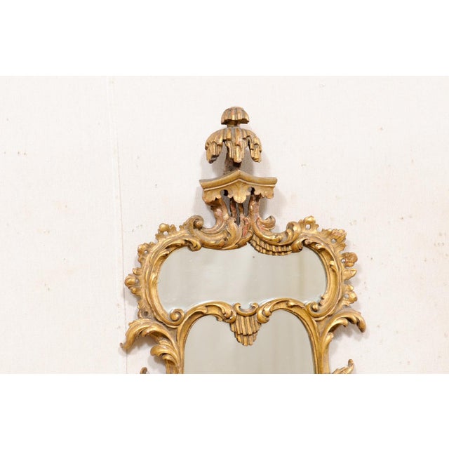 Pair of Mid 20th Century Rococo Style Gilt Mirrors, Italy For Sale In Atlanta - Image 6 of 11